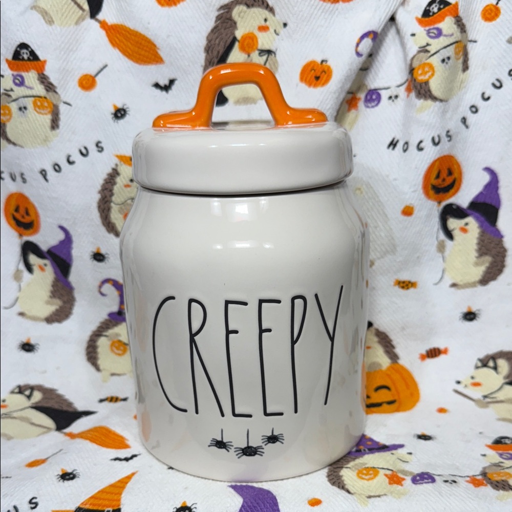 Rae Dunn Creepy Halloween Canister
